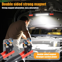 Lampe de travail LED COB puissante, lampe de garage pour mécanicien automobile, lampe de poche rechargeable par USB, torche magnétique, lumière d'urgence, lumière d'avertissement