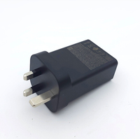 UK Plug 65W PD Chargeur 3 Ports EP-T6530 Super Fast Charger USB-C PD Power Adapter Trio pour Samsung Galaxy S22 S23 S24 Ultra