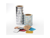Feuille de blister PTP simple pour sceller l'encre à base d'eau avec des feuilles de pvc pour tablette et capsules d'emballage