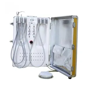 Factory price Aluminum Alloy portable dental unit equipment with air compressor