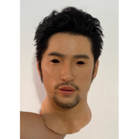 Masque en silicone hyper réaliste fait main de bonne qualité, masque facial en silicone personnalisé, masque en silicone réaliste pour les fêtes