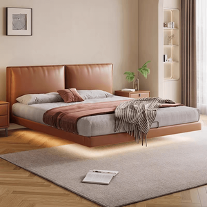 Meubles de chambre à coucher élégants en acier et bois grainé, ensemble de chambre à coucher élégant en acier et bois grainé pour les maisons contemporaines - Product Image 2