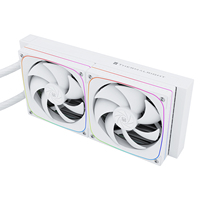 Refroidisseur de processeur liquide AIO numérique ARGB blanc Frozen Horizon 240, radiateur de 240 mm, ventilateur PWM, Intel LGA1851/1700, AMD AM5
