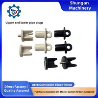 Stores à rouleaux d'extérieur Ningbo, rideaux de balcon, embout de tube de tringle de 20 mm, accessoires de rideaux, approvisionnement direct usine