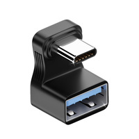 Adaptateur USB-C JILIAN à 180 degrés, convertisseur DC, Steam Deck, forme en U, transmission vidéo HD 4K 60Hz, matériau ABS 3.0/3.1
