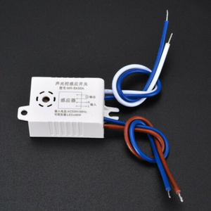Lonten, 1 unidad, sensor de voz de sonido automático de 220V de V para interruptor de luz de calle, Control de foto, 38x28x16mm, Dropshopping - Product Image 4