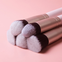 Fourniture d'usine Glam Blend Fard à Paupières Brosse Ensemble Professionnel Cheveux Synthétiques Petit Plat pour Eyeliner Application Fille Maquillage