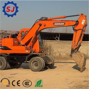 Excavadora de Ruedas Usada Doosan DH150 W-7, Maquinaria de Segunda Mano en Venta, en Buenas Condiciones, Directamente del Fabricante en China - Product Image 2