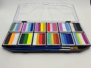 Chuyên Nghiệp Mới Có Thể Giặt Nghệ Thuật Đảng Mỹ Phẩm Màu Bút Kẻ Mắt Trang Điểm Chia Bánh Mặt Sơn 12 Màu Set - Product Image 3