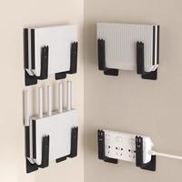 Support mural sans perçage pour routeur Wi-Fi et multiprise - Étagère adhésive pour décodeur TV
