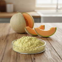 Extrait de melon cantaloup en poudre, jus de fruit soluble dans l'eau 20:1 10:1, qualité alimentaire Halal, 1 kg pour complément alimentaire