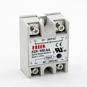 Solid State Relay SSR-100AA Single phase 24-480VAC 3-32VDC