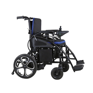 Sedia a Rotelle Elettrica Semplice con Batteria Laterale e Ruote in Acciaio da 16 Pollici - Product Image 4