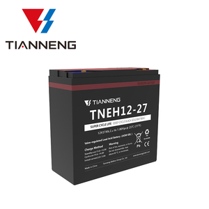 Tianneng TNEH 12-27 Long <b>Cycle</b> Life Black Gold <b>Battery</b> Motorcycle <b>12v</b> 27ah Motive Lead Acid <b>Battery</b> - Product Image 1