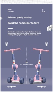 Monopattino Drift per Bambini 2-12 Anni, Monopattino Moderno per Sport all'Aperto, Leggero e Pieghevole in Plastica e Acciaio - Product Image 4