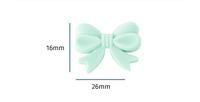 Perles à mâcher en silicone sans BPA en forme de nœud papillon, accessoires pour chaînes de sucettes DIY, perles focales pour bébés, vente chaude