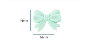 2024 vente chaude Bowknot forme perle à mâcher bricolage sucette chaînes accessoires sans BPA bébé Silicone perles focales - Product Image 5