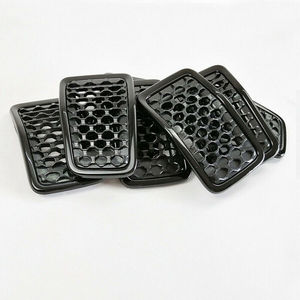 Rejilla de entrada de aire frontal de malla de nido de abeja negra para Jeep Cherokee 2019-2021, material ABS, pieza de mejora de reequipamiento - Product Image 5