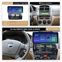 Autoradio-Einbaurahmen für Kia CERATO 2004-2008 2017-2018 12,3 Zoll Auto-DVD-Player Carplay Anbieter GPS Autoradio-Rahmen