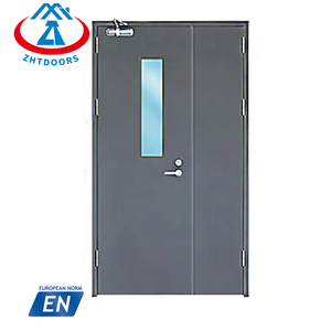 Zhtdoors ประตูเหล็กแบบพกพาไม้อัดกันไฟเข้า30นาทีจากไม้อัดมาตรฐาน - Product Image 1