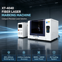 Machine de découpe laser à fibre de bureau 800W avec commande CNC de type portique, facile à utiliser, refroidissement par air pour plaques d'acier inoxydable