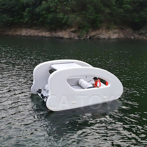 Catamarano elettrico personalizzato da crociera pontone portatile barca pieghevole casa gonfiabile barca per il gioco d'acqua - Product Image 6