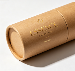 Scented Candle <b>White</b> Paper Tube Packaging Recyclable Cylindrical <b>Box</b> for Home Fragrance - Product Image 3