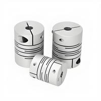 Accouplement de fil flexible en alliage d'aluminium de qualité supérieure, accouplement de fil parallèle, OD63 L90 Alésage 10-30 mm