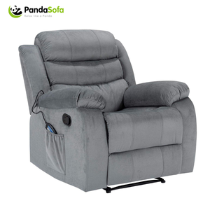Sillón Reclinable de Cuero y Tela Moderno y Ajustable para Cine en Casa VIP, Sillones Reclinables Populares con Altavoz Bluetooth - Product Image 1