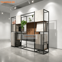 Étagère de présentation multifonctionnelle en métal pour carreaux de marbre, support de présentation multi-modules pour pierre et quartz, facile à charger et à décharger