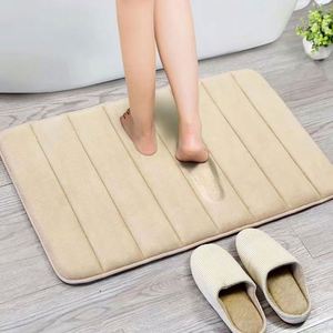 Tapis de bain en mousse à mémoire de forme épaissie, super absorbant, antidérapant, séchage rapide, doux, pour la douche - Vente en gros - Product Image 5