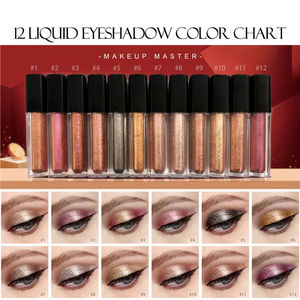 Phấn mắt lỏng nhũ kim tuyến cá tính bán chạy, nhãn hiệu riêng, thuần chay, sắc tố cao, hữu cơ, dạng kim cương - Product Image 6