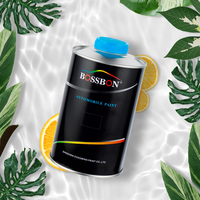 Vernis transparent brillant résistant aux UV pour la réparation de la surface des voitures, prix bas, polyuréthane 2K, couche transparente