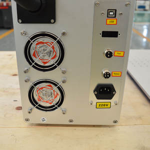 آلة نقش بالليزر الليفي ثنائية الأبعاد ونصف ثلاثية الأبعاد مع نظام تحكم JCZ وبرنامج EZCAD للاستخدام المنزلي، نقش ليزر ثلاثي الأبعاد بتقنية الجالفو، تبريد هوائي للمعادن - Product Image 4