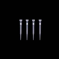 Embouts de pipette stériles en PP jetables de 250 µL, transparents, en boîte, pour Aglient Bravo