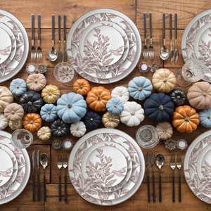 JINTCH Bán Buôn Đồ Gia Dụng Tấm Ăn Tối Món Ăn Set Luxury Xương Tốt Trung Quốc Đồ Ăn Đặt Gốm Bộ Đồ Ăn Để Trang Trí - Product Image 5