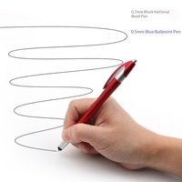 Stylet capacitif personnalisé pour téléphone portable et iPad, stylo à bille universel en plastique avec gravure de logo