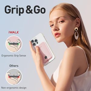 Cadeaux, articles promotionnels, batterie externe sans fil 18W, chargeur magnétique rapide et sûr, <span class=keywords><strong>mini</strong></span> batterie externe rose avec affichage numérique - Product Image 5