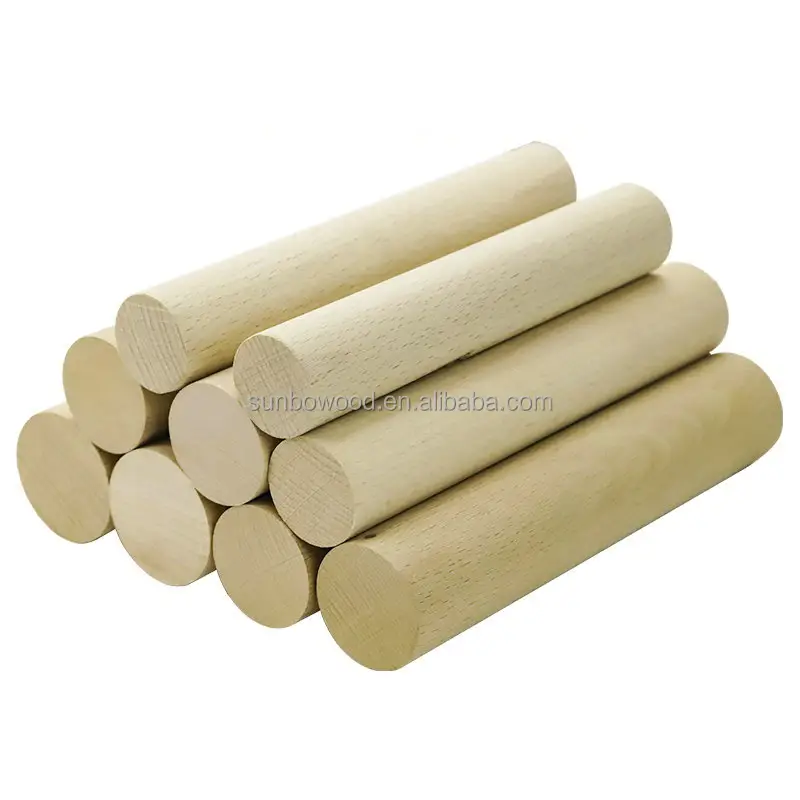 cheap price wooden dowels birch wood dowel rod DIY round wood handle