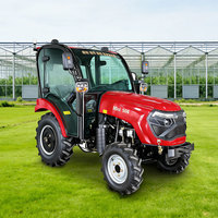 Tracteur agricole compact diesel 4x4 50 CV 80 CV avec chargeur pour l'agriculture et les opérations sur le terrain