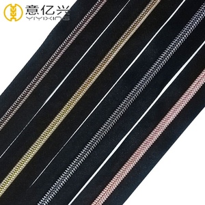 Bán buôn thiết kế mạ bạc răng #5 Nylon dây kéo ở dạng cuộn - Product Image 6