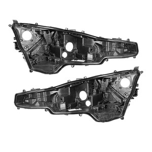 Couverture arrière de phare pour Toyota Corolla 2019-2021, lentille en plastique noir, côté gauche - Product Image 3