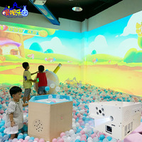Système de jeu interactif de projection murale avec détection de mouvement AR et projecteur de cartographie 3D pour parcs d'enfants intérieurs, centres commerciaux et fêtes