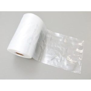 Bolsas de polietileno LDPE transparentes en rollo de 8x4x18 pulgadas, 1.0 mil de grosor, para almacenamiento de alimentos y envasado de carne. - Product Image 1