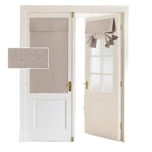 DaiRui gancio magico senza trapano in lino in poliestere tenda isolamento termico cravatta fascia porta tenda completamente oscurante - Product Image 1