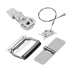 Accessoires pour boîtes rotomoulées Nrh Nahui : poignées, charnières et loquets en acier inoxydable pour boîtes de rangement et boîtes à équipement - Product Image 2