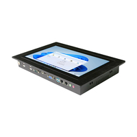 PC industriel 10 pouces avec écran tactile, ordinateur tout-en-un, mini PC embarqué, système d'exploitation Windows 10, écran tactile capacitif, PC tout-en-un