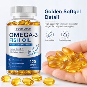 Ocean Source Cápsulas de Gel Suave de Omega-3 EPA DHA, Perlas de Ámbar de Fácil Ingesta, Fabricación Estable, Estándar de Exportación, Suministro de Marca, B2B - Product Image 1