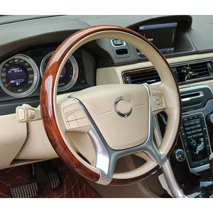 ボルボアクセサリーS80 <span class=keywords><strong>S60</strong></span> V70 XC70 XC60 XC60 XC90 V40 V60 31390467高品質3スポークトップ層レザーカスタムハンドル - Product Image 1