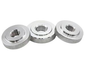 Tuercas de pulgar de cabeza moleteada de perfil bajo roscadas LeGood M6 - Product Image 1